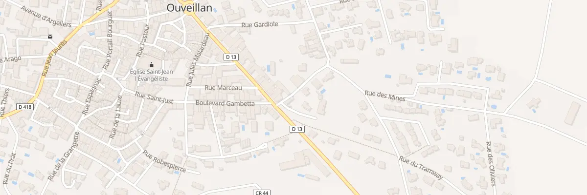 Plan du 2A Rue des Mines à Ouveillan