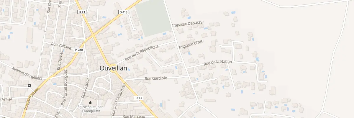Plan du 15 Rue Jacques Prévert à Ouveillan