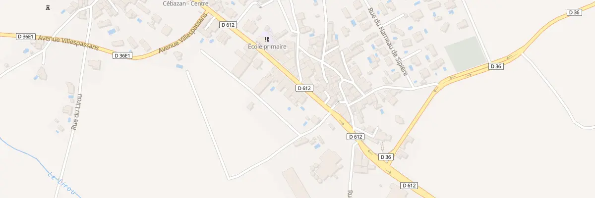 Plan du 23 Av de Beziers à Cébazan