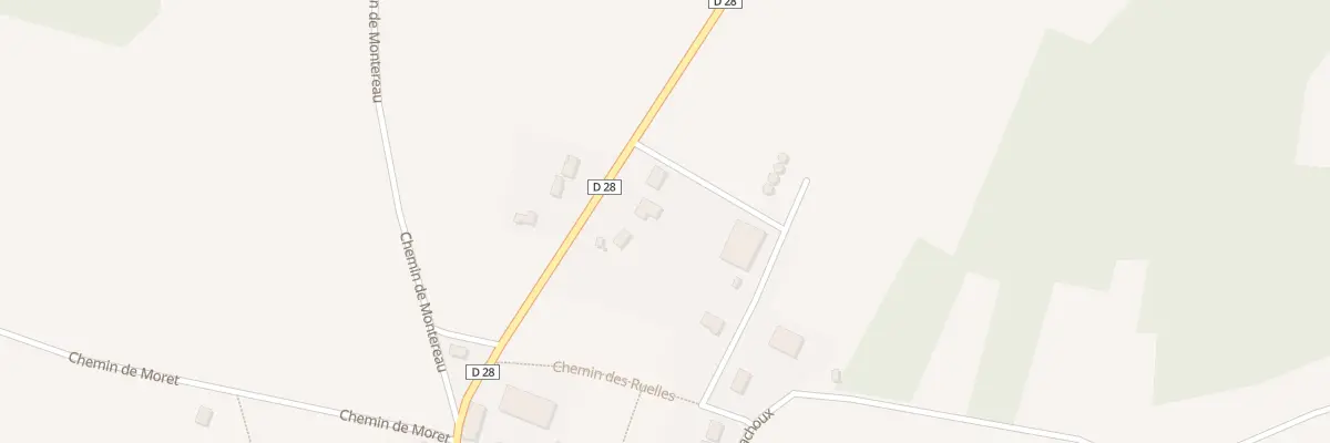 Plan du 66 Rte de Montmachoux à Voulx