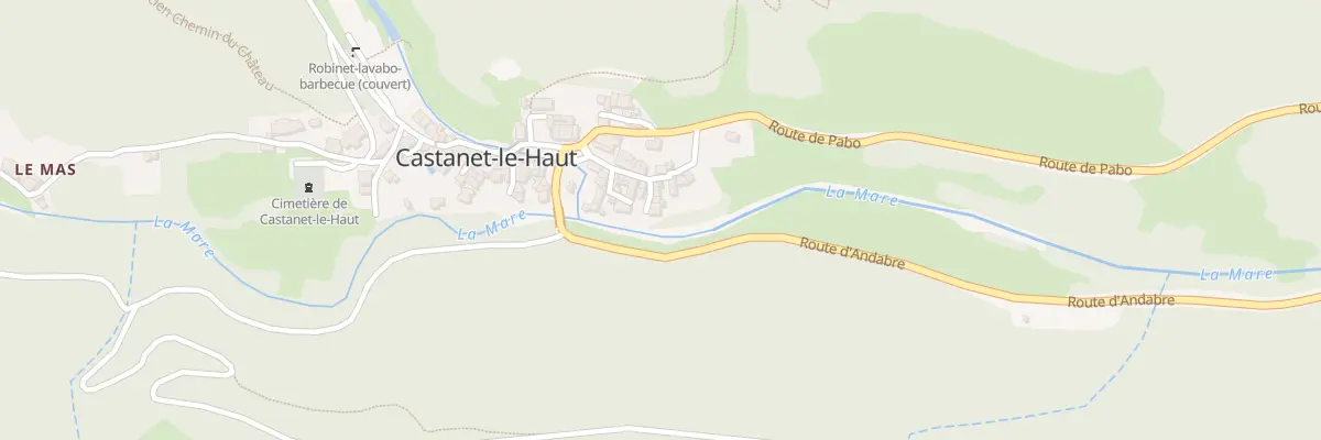 Plan du 1 Imp de la Source à Castanet-le-Haut