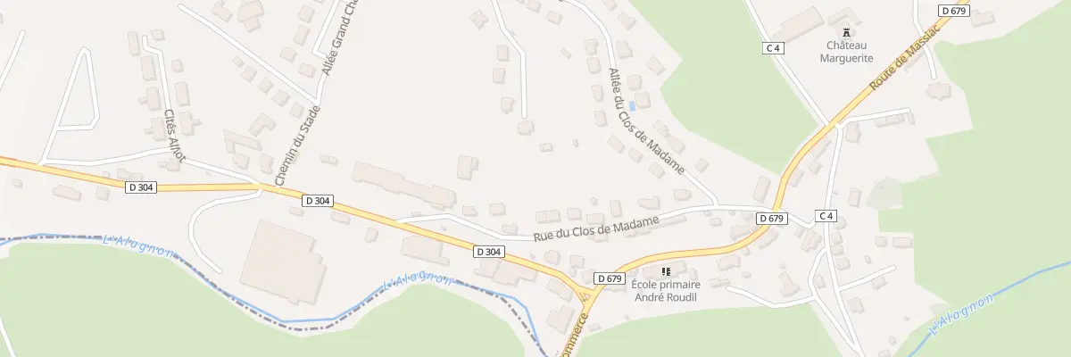Plan du 14 Rue du Clos de Madame à Neussargues-Moissac
