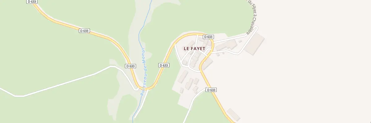 Plan du 5073 Le Fayet à Saint-Pierre-Colamine