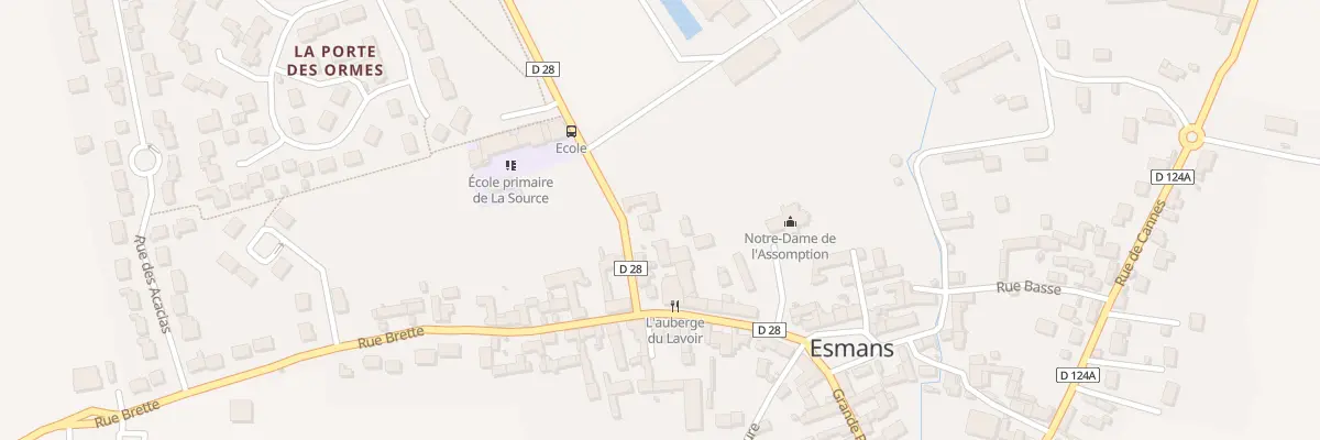 Plan du 8 Rue de Montereau à Esmans