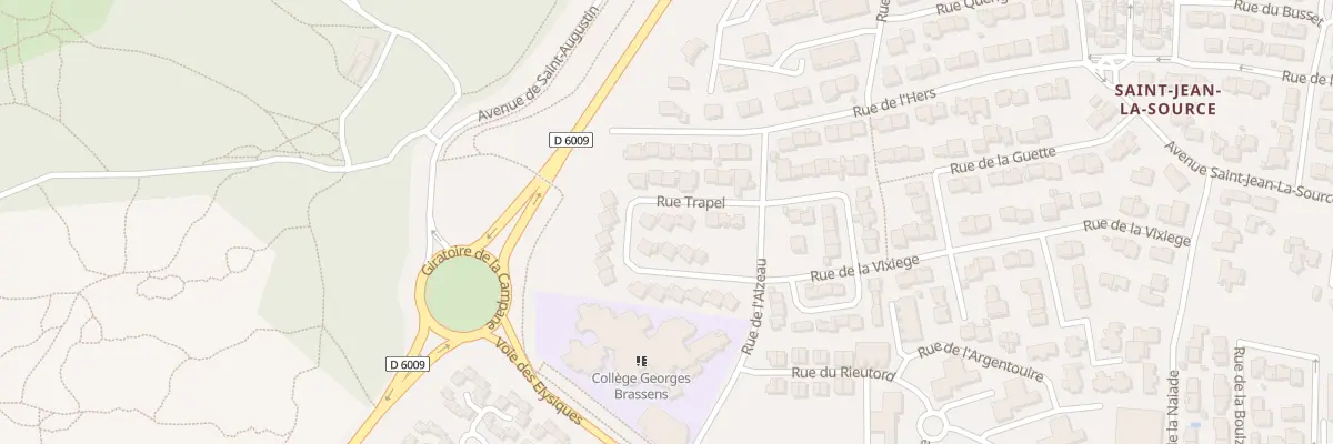 Plan du 9 Rue du Trapel à Narbonne
