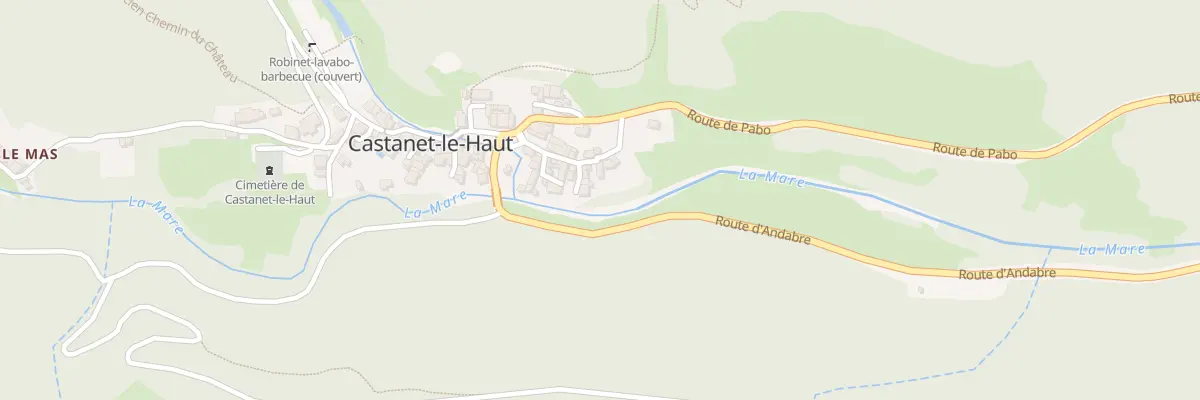 Plan du 6 Rue des Jardins à Castanet-le-Haut