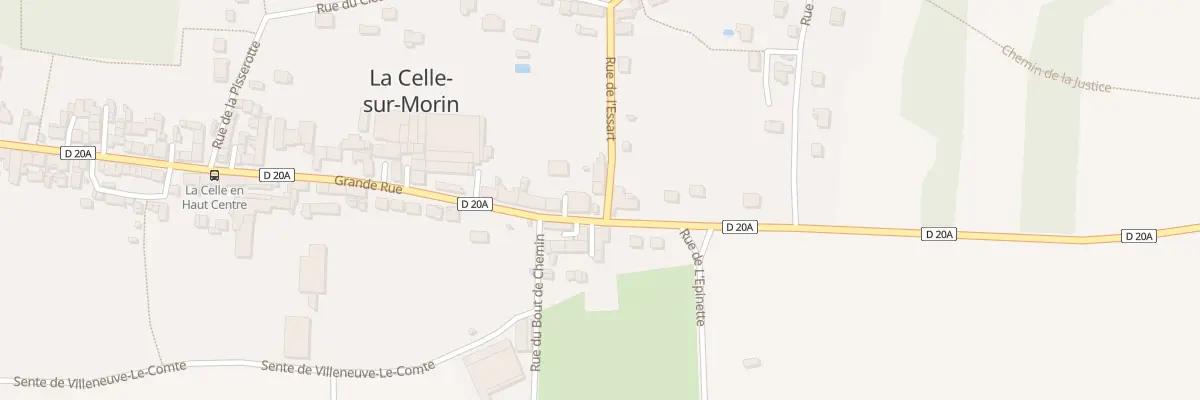 Plan du 4 Grande Rue à La Celle-sur-Morin