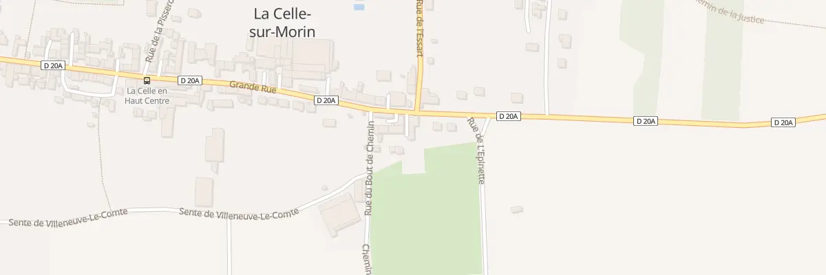 Plan du 5 Grande Rue à La Celle-sur-Morin