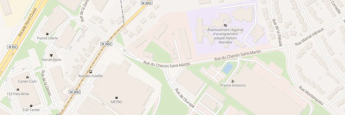 Plan du 11 Rue du Chemin St Martin Lomme à Lille