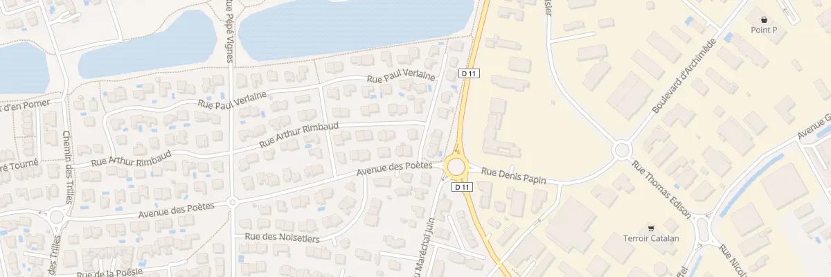 Plan du 1 Rue Arthur Rimbaud à Elne
