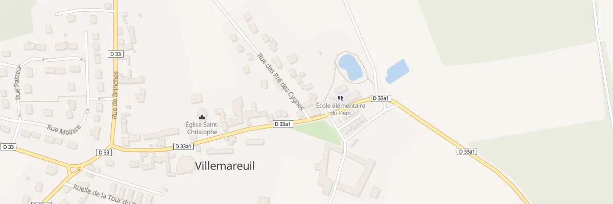 Plan du 2 Rue du Pré des Cygnes à Villemareuil