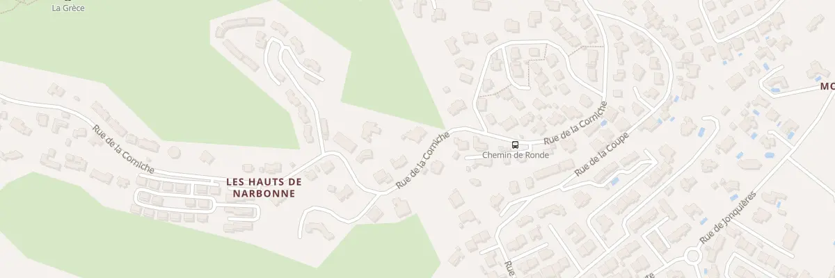 Plan du 28 Rue de la Corniche à Narbonne