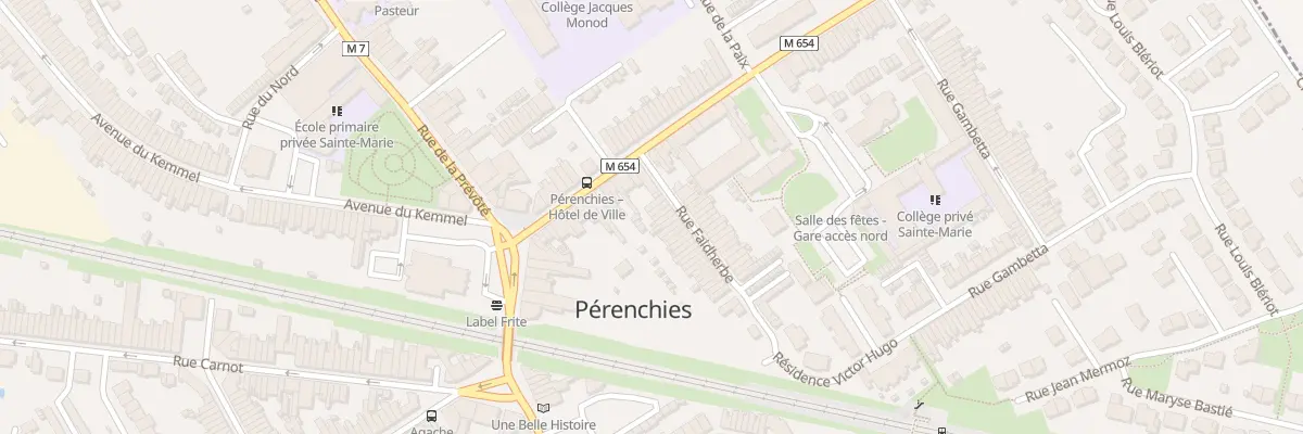 Plan du 4 Rue Faidherbe à Pérenchies