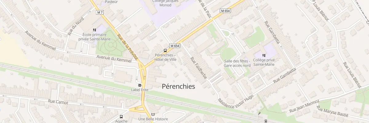 Plan du 6 Rue Faidherbe à Pérenchies