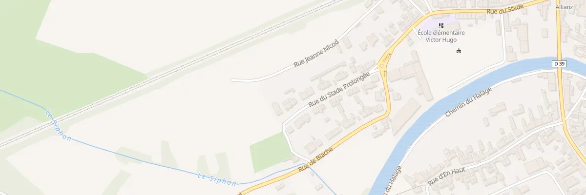 Plan du 60 Rue du Stade à Vitry-en-Artois