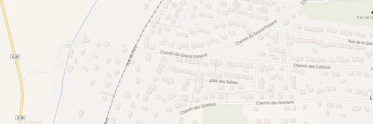 Plan du 9 Che du Grand Fossard à Cannes-Écluse