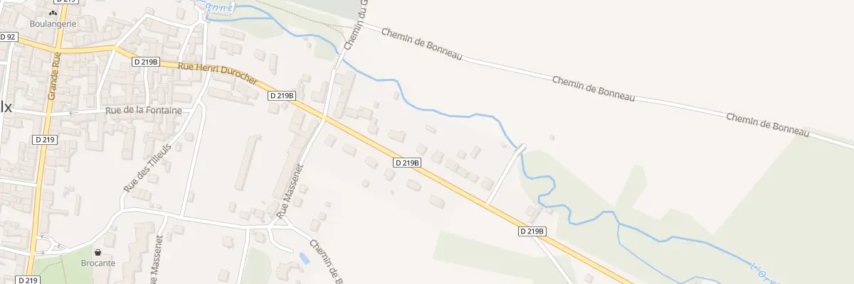 Plan du 57 Rue Henri Durocher à Voulx