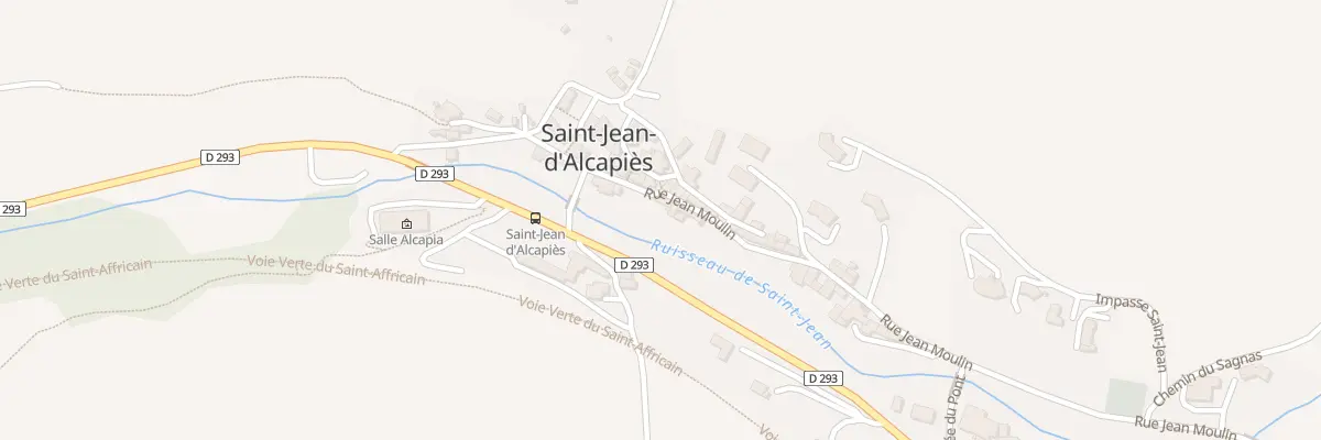 Plan du 7 Rue Jean Moulin à Saint-Jean-d’Alcapiès