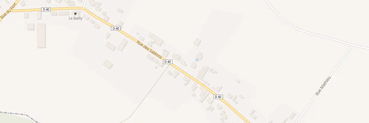 Plan du 23 Rue des Sablons à Bailly