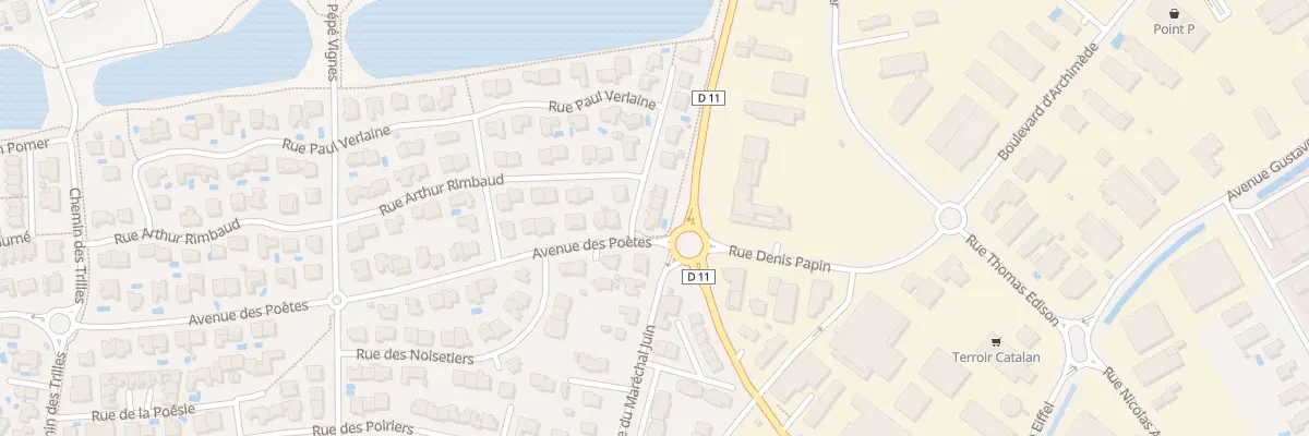 Plan du 2 Rue Paul Verlaine à Elne