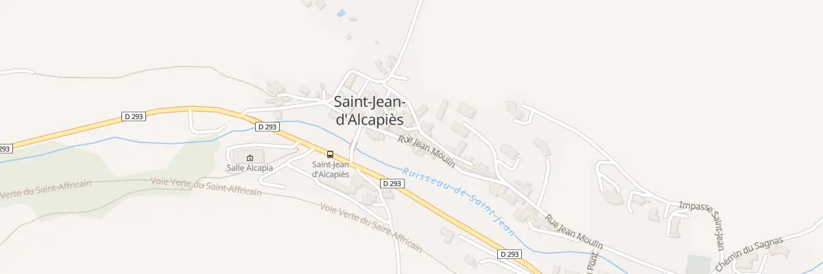 Plan du 8 Rue Jean Moulin à Saint-Jean-d’Alcapiès
