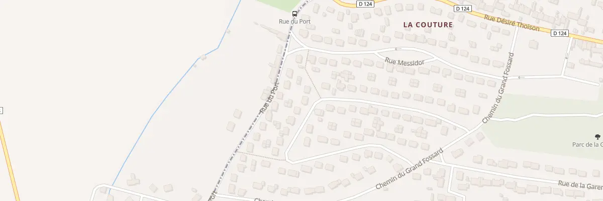 Plan du 32 Rue de la Couture à Cannes-Écluse