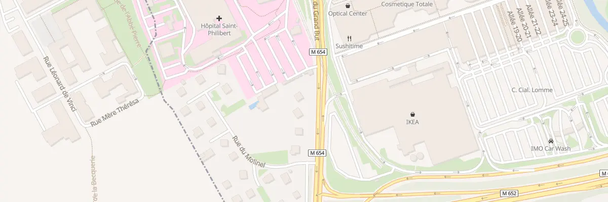 Plan du 101 Rue du Grand But Lomme à Lille