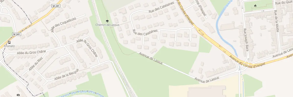 Plan du 27 Rue des Catelaines à Haubourdin