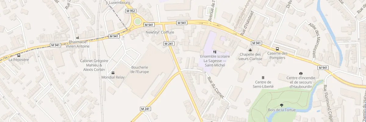 Plan du 5 Rue Fidèle Lhermitte à Haubourdin