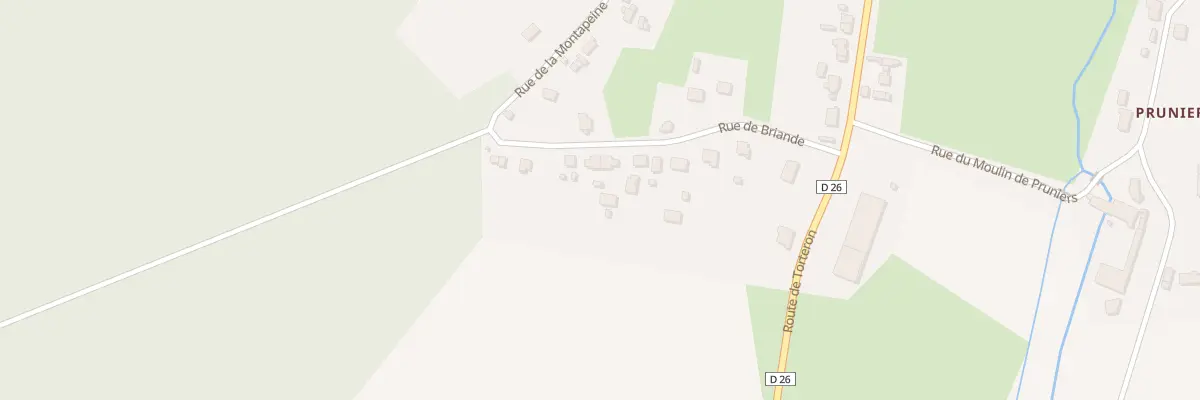 Plan du 173 Rue de Briande à Jouet-sur-l’Aubois