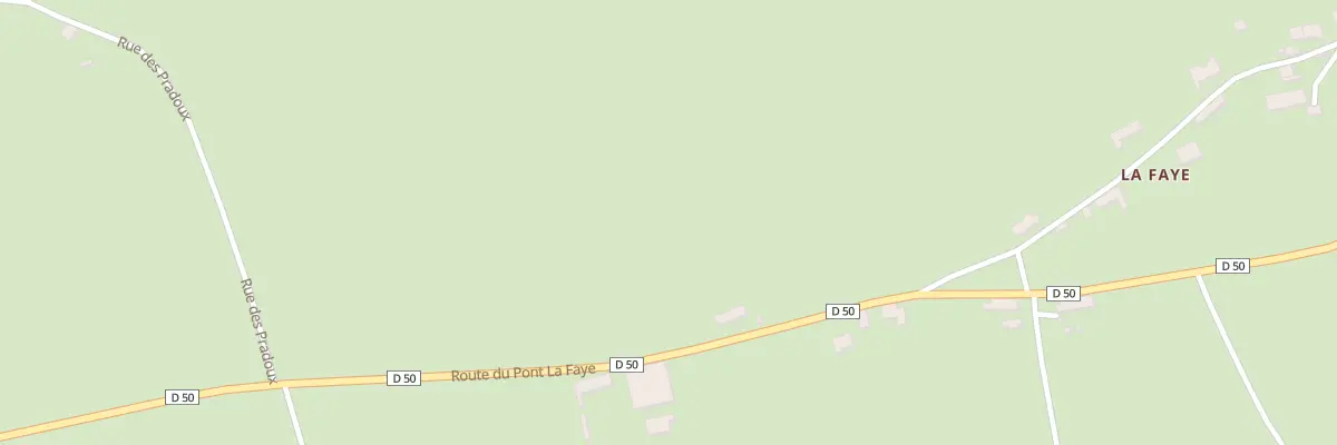 Plan du 1 Rte du pont La Faye à Blot-l’Église
