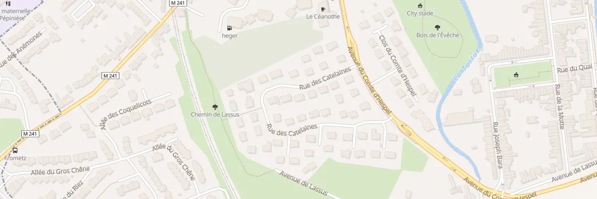 Plan du 22 Rue des Catelaines à Haubourdin