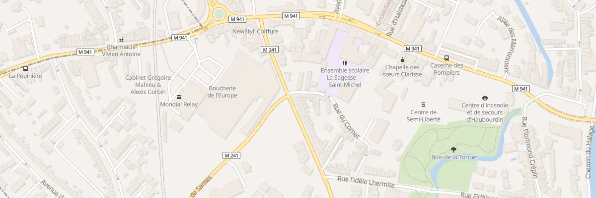Plan du 7 Rue Fidèle Lhermitte à Haubourdin