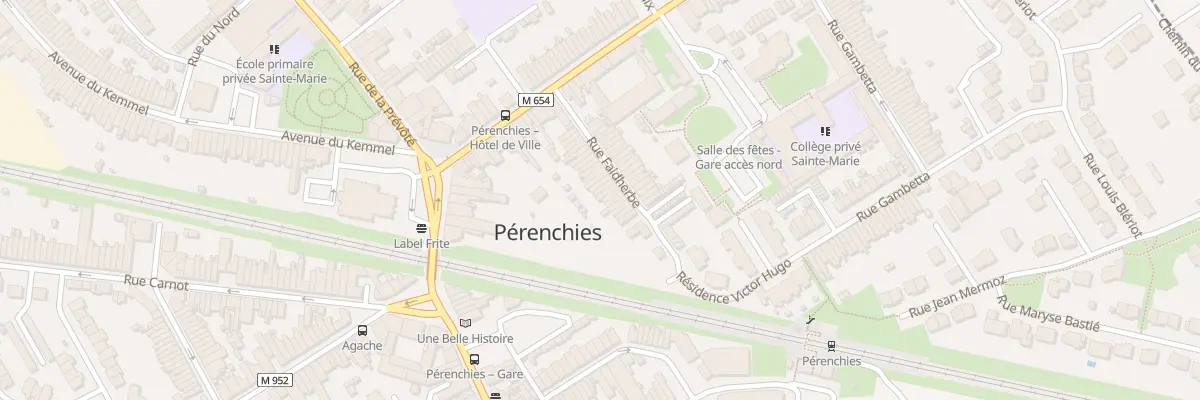 Plan du 28 Rue Faidherbe à Pérenchies