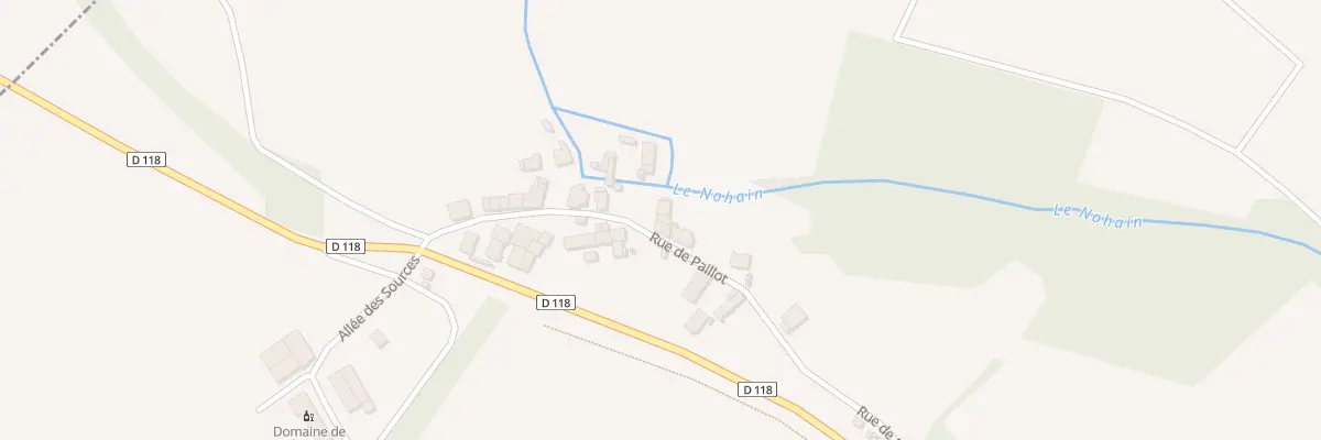 Plan du 6 Rue de Paillot à Saint-Martin-sur-Nohain