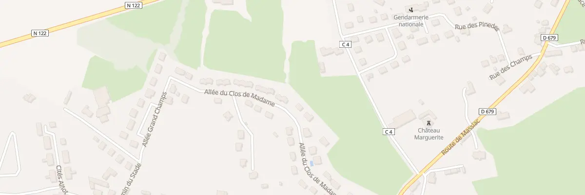 Plan du 18 All du Clos de Madame à Neussargues-Moissac