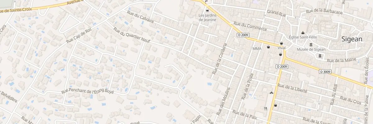 Plan du 31 Rue du Quartier Neuf à Sigean
