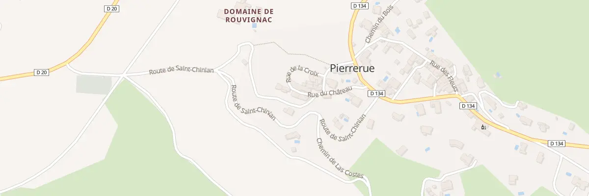 Plan du 5178F Rue du Chateau à Pierrerue