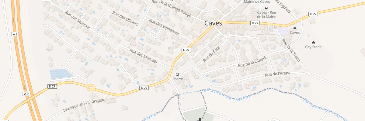 Plan du 19 Av des Corbières à Caves