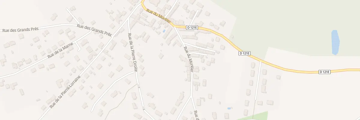 Plan du 40 Rue du Montier à Congis-sur-Thérouanne
