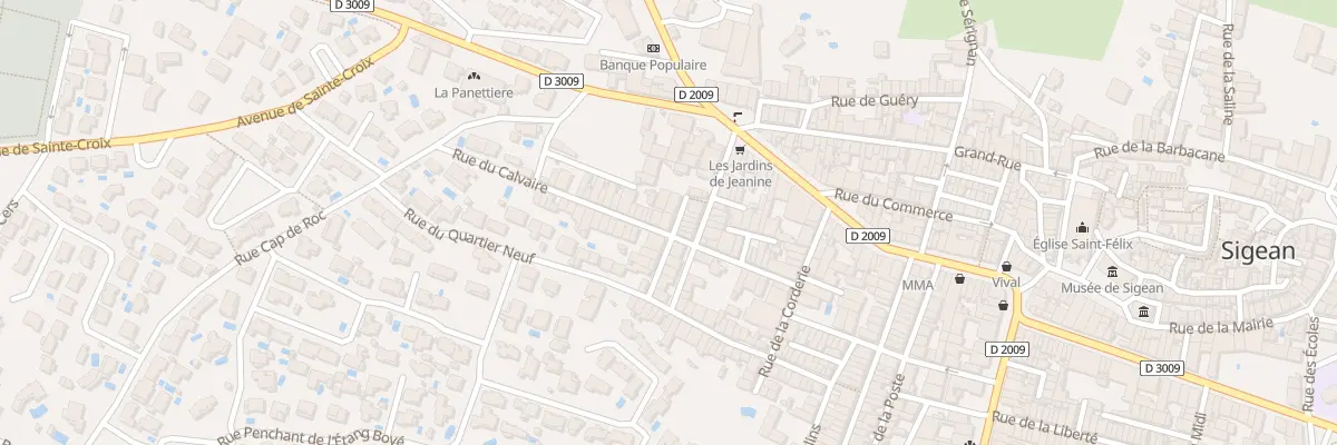 Plan du 20 Rue du Calvaire à Sigean