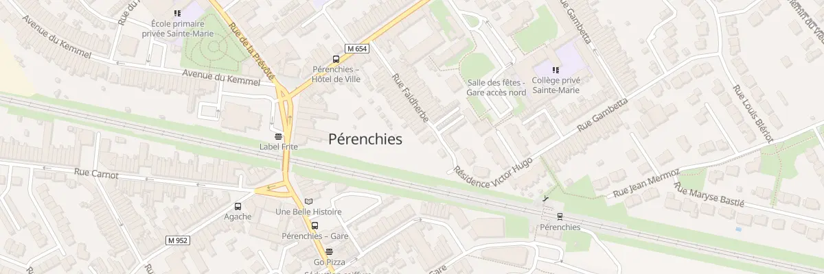 Plan du 40 Rue Faidherbe à Pérenchies