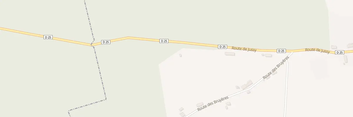 Plan du 67 Rte de Jussy à Saint-Léger-le-Petit