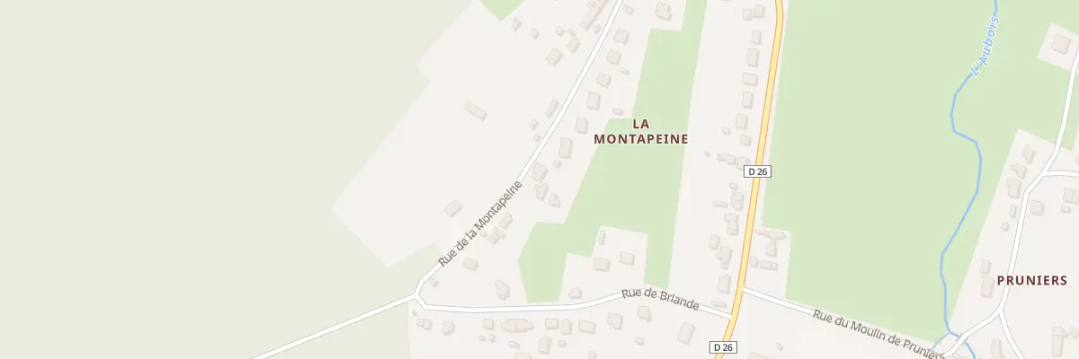 Plan du 21 Rue de la Montapeine à Jouet-sur-l’Aubois