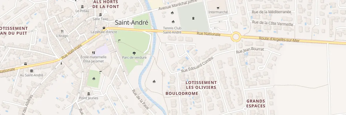 Plan du 12 Rue Torcatis à Saint-André