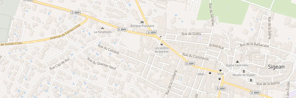 Plan du 8 Rue de l’Ancienne Gendarmerie à Sigean
