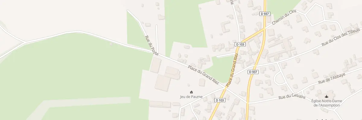 Plan du 4 Rue du Poste à Athies