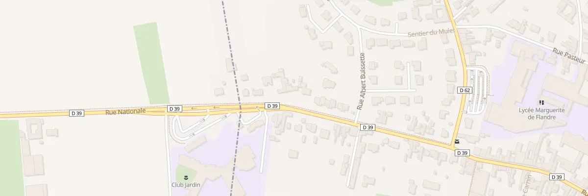 Plan du 154 Rue Nationale à Gondecourt