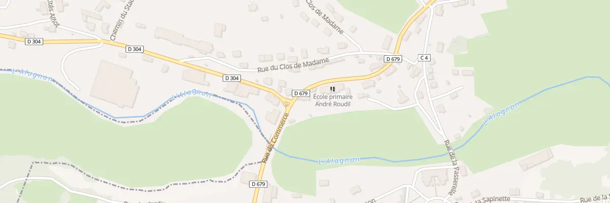 Plan du 2 Rue des Ecoles à Neussargues-Moissac