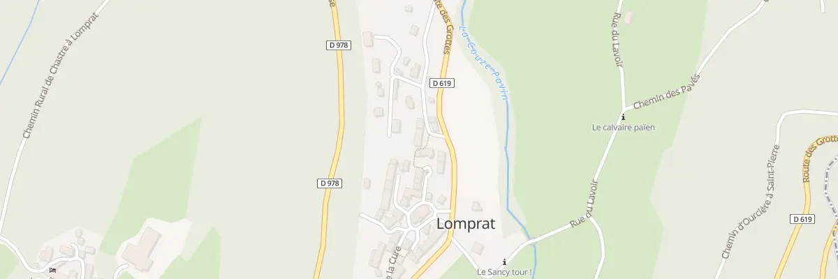 Plan du 1 Che des Noisettes -Lomprat- à Saint-Pierre-Colamine